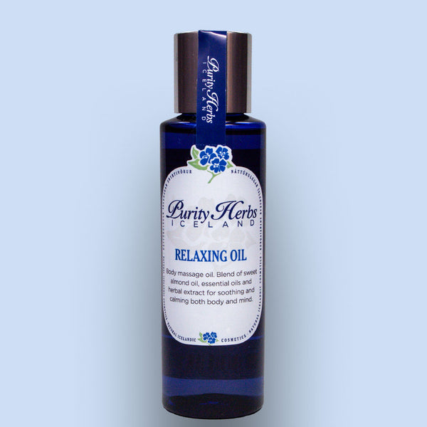 Body massage oil that moisturizes the skin and relaxes both body and mind